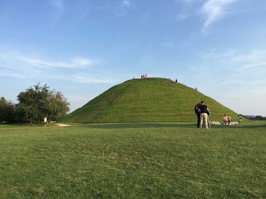One of Kraków's mounds on a sunny day
