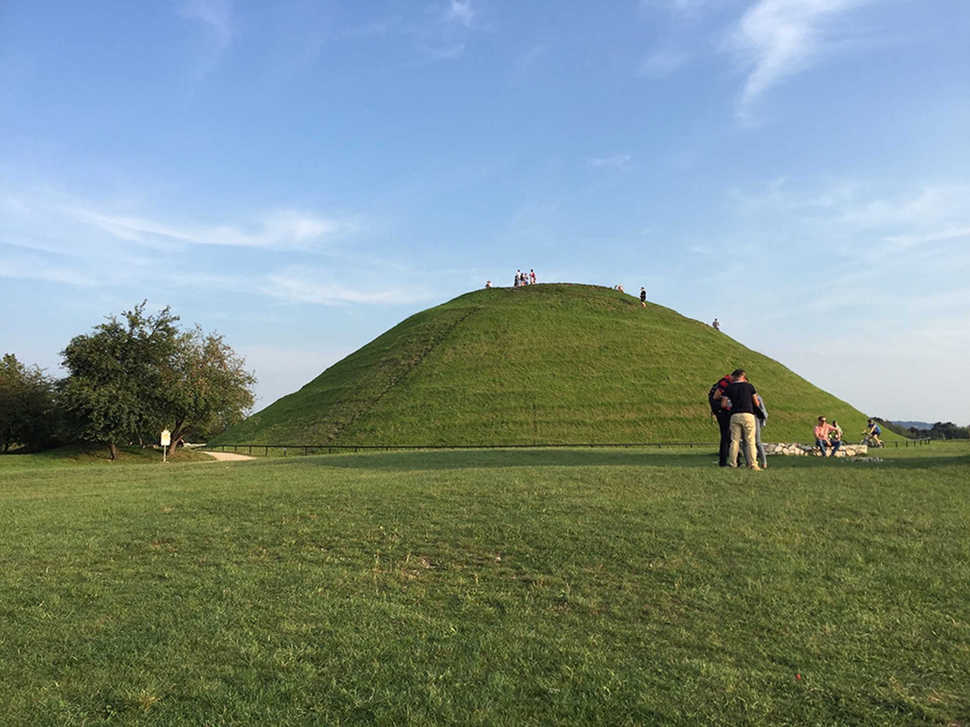 One of Kraków's mounds on a sunny day