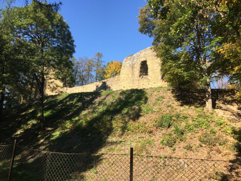 The ruins of Lanckorona Castle