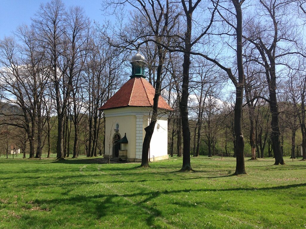 A small chapel in the park in Lanckorona