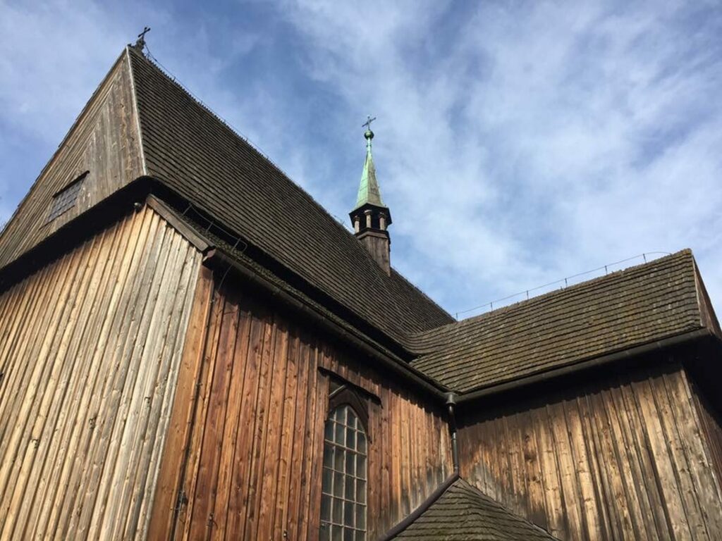 A historic wooden church in Nowa Huta