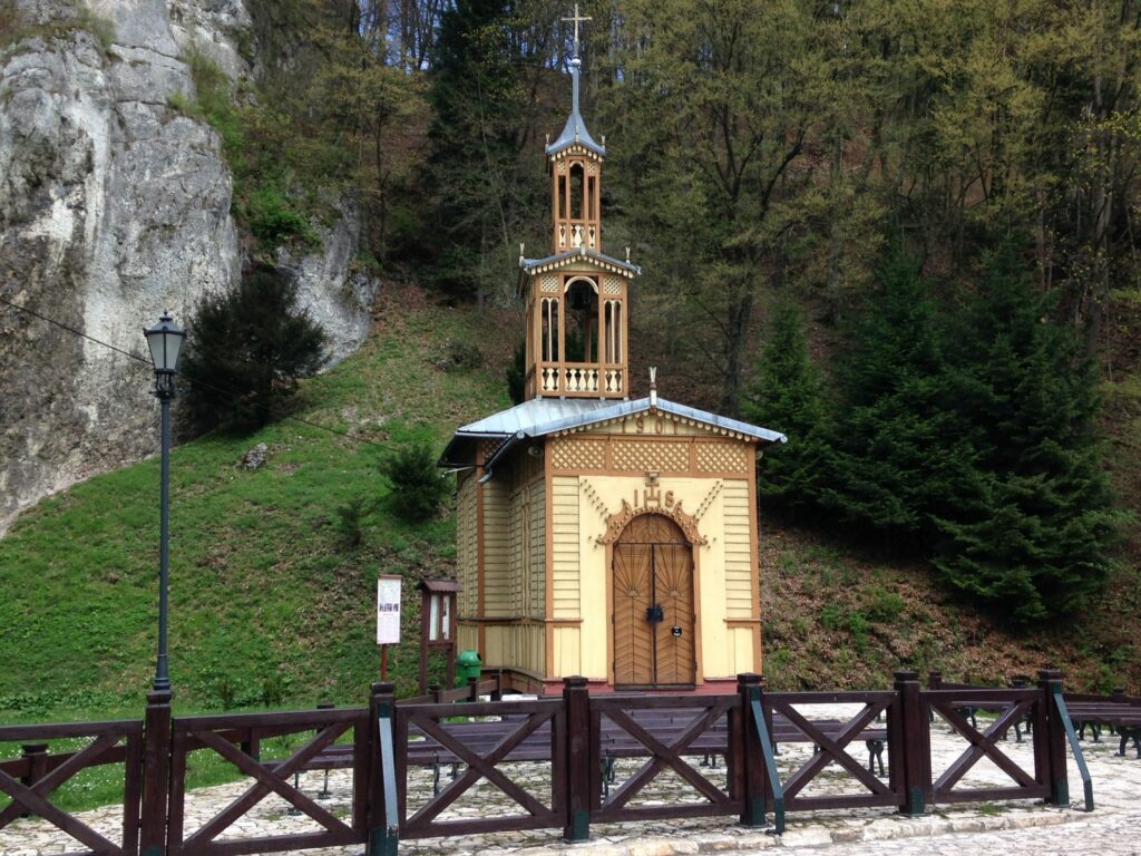 A wooden chapel in Ojców
