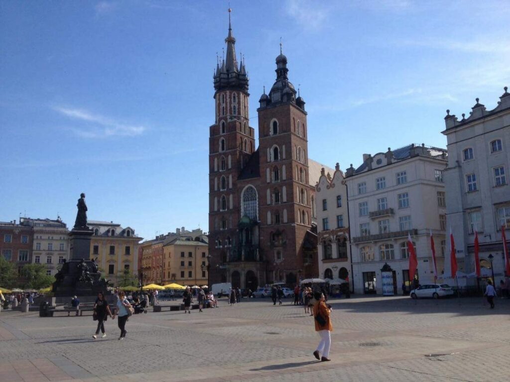 St Mary's Basilica on the Main Market Square